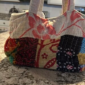 NWOT handmade kantha bag